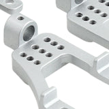 Maxbell 4pcs RC Metal Shock Absorber Bracket for MN86KS 1/12 Truck Accessories silver