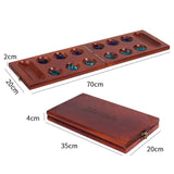 Maxbell African Mancala Board Game, Educational Math Skills Learning for Travel Teen