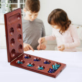 Maxbell African Mancala Board Game, Educational Math Skills Learning for Travel Teen