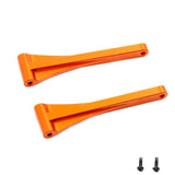 Maxbell Metal Upper Lower Swing Arm Set 1/16 Spare for Wltoys Accessories Trucks orange