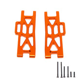 Maxbell Metal Upper Lower Swing Arm Set 1/16 Spare for Wltoys Accessories Trucks orange