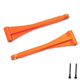 Maxbell Metal Upper Lower Swing Arm Set 1/16 Spare for Wltoys Accessories Trucks orange