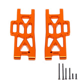 Maxbell Metal Upper Lower Swing Arm Set 1/16 Spare for Wltoys Accessories Trucks orange