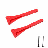 Maxbell Metal Upper Lower Swing Arm Set 1/16 Spare for Wltoys Accessories Trucks red