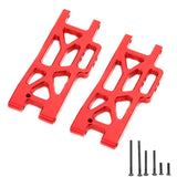 Maxbell Metal Upper Lower Swing Arm Set 1/16 Spare for Wltoys Accessories Trucks red