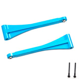 Maxbell Metal Upper Lower Swing Arm Set 1/16 Spare for Wltoys Accessories Trucks blue