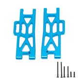 Maxbell Metal Upper Lower Swing Arm Set 1/16 Spare for Wltoys Accessories Trucks blue