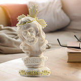 Maxbell Creative Christ Jesus Statue for Home Living Room Decorative Accessories 8x8x15.5cm