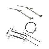 Maxbell Windscreen Windshield Wiper for Axial SCX6 1/6 Scale RC Crawler Car Accs Silver