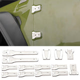 Maxbell 14 Pieces 1:6 RC Car Body Hinge Kits for Axial SCX6 Truck DIY Accessory Silver