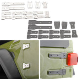Maxbell 14 Pieces 1:6 RC Car Body Hinge Kits for Axial SCX6 Truck DIY Accessory Silver