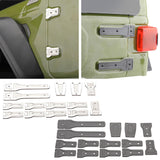 Maxbell 14 Pieces 1:6 RC Car Body Hinge Kits for Axial SCX6 Truck DIY Accessory Silver