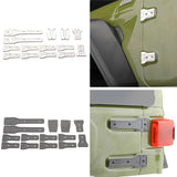 Maxbell 14 Pieces 1:6 RC Car Body Hinge Kits for Axial SCX6 Truck DIY Accessory Silver