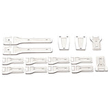 Maxbell 14 Pieces 1:6 RC Car Body Hinge Kits for Axial SCX6 Truck DIY Accessory Silver