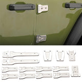 Maxbell 14 Pieces 1:6 RC Car Body Hinge Kits for Axial SCX6 Truck DIY Accessory Silver