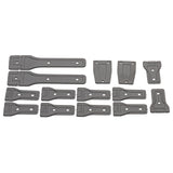 Maxbell 14 Pieces 1:6 RC Car Body Hinge Kits for Axial SCX6 Truck DIY Accessory Black