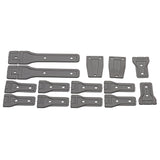 Maxbell 14 Pieces 1:6 RC Car Body Hinge Kits for Axial SCX6 Truck DIY Accessory Black