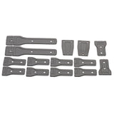 Maxbell 14 Pieces 1:6 RC Car Body Hinge Kits for Axial SCX6 Truck DIY Accessory Black