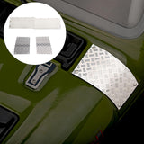 Maxbell A-Pillar Side Angle Anti-Scratch Cover for Axial SCX6 RC Hobby Model Car Silver