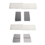 Maxbell A-Pillar Side Angle Anti-Scratch Cover for Axial SCX6 RC Hobby Model Car Silver