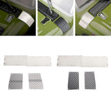 Maxbell A-Pillar Side Angle Anti-Scratch Cover for Axial SCX6 RC Hobby Model Car Silver