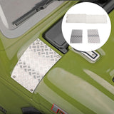 Maxbell A-Pillar Side Angle Anti-Scratch Cover for Axial SCX6 RC Hobby Model Car Silver