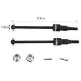 Maxbell 2 Pieces RC Drive Shaft Set Replacements for Hbx 16889 DIY Accessories Parts