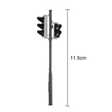 Maxbell 2Pcs Plastic Model Traffic Light Railway for OO Scale HO Scale I Scale 1:32