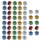 Maxbell 50Pcs/Set Multi Sided Dices Dice Toys for Tabletop Playing Game Bar Club