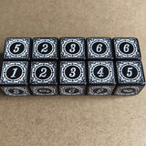 Maxbell 50Pcs/Set Multi Sided Dices Dice Toys for Tabletop Playing Game Bar Club