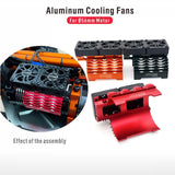 Maxbell 55/56/58mm RC Brushless Motor Fan 16000 RPM Heat Sinks for 1/5 RC Car Black