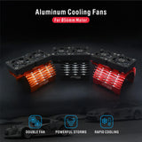 Maxbell 55/56/58mm RC Brushless Motor Fan 16000 RPM Heat Sinks for 1/5 RC Car Black