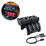 Maxbell 55/56/58mm RC Brushless Motor Fan 16000 RPM Heat Sinks for 1/5 RC Car Black
