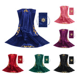 Maxbell Tarot Tablecloth Table Cover 25.5x25.5 inch Square for Witchcraft Supplies purple