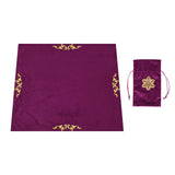 Maxbell Tarot Tablecloth Table Cover 25.5x25.5 inch Square for Witchcraft Supplies purple