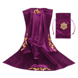 Maxbell Tarot Tablecloth Table Cover 25.5x25.5 inch Square for Witchcraft Supplies purple