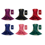 Maxbell Tarot Tablecloth Table Cover 25.5x25.5 inch Square for Witchcraft Supplies purple