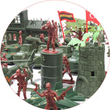 Maxbell Simulation Army Toy Blockhouse Rocket Desk Decor for Boys Children Gifts