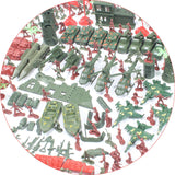 Maxbell Simulation Army Toy Blockhouse Rocket Desk Decor for Boys Children Gifts