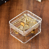 Maxbell Music Box Acrylic Mechanism Clear Wind up for Friends  RomeoandJuliet