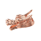 Maxbell Chinese Dragon Head Copper Pendant Umbrella Rope Beads Jewelry Supplies Rose Golden