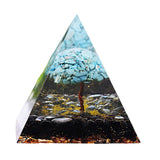 Maxbell Collectible Crystal Pyramid Figurine Gemstone for Balancing Positive Energy