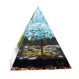 Maxbell Collectible Crystal Pyramid Figurine Gemstone for Balancing Positive Energy