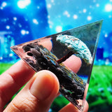 Maxbell Collectible Crystal Pyramid Figurine Gemstone for Balancing Positive Energy