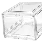 Maxbell Transparent Shoe Sneaker Containers Bins Foldable Drawers Space Saving