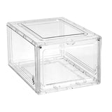 Maxbell Transparent Shoe Sneaker Containers Bins Foldable Drawers Space Saving