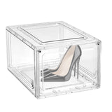 Maxbell Transparent Shoe Sneaker Containers Bins Foldable Drawers Space Saving