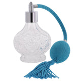 Maxbell Vintage Style Perfume Spray Bottle 80ml Fine Mist for Gift Makeup Tool Blue