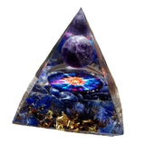 Maxbell Pyramid Crystal Sphere Ball Gravel Energy Tower for Car Home Ornaments 5cm