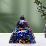 Maxbell Pyramid Crystal Sphere Ball Gravel Energy Tower for Car Home Ornaments 5cm